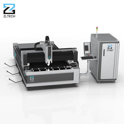 دستگاه برش لیزری فیبر CNC 3015A 1kw-30kw با بستر مبادله ای با دقت بالا تک پلت فرم
